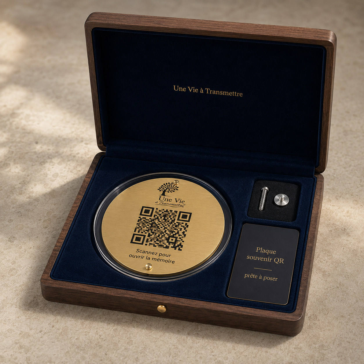 Plaque test ronde